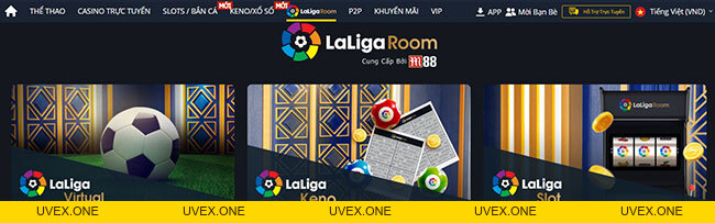La Liga Room - Sảnh casino độc quyền tại nhà cái M88
