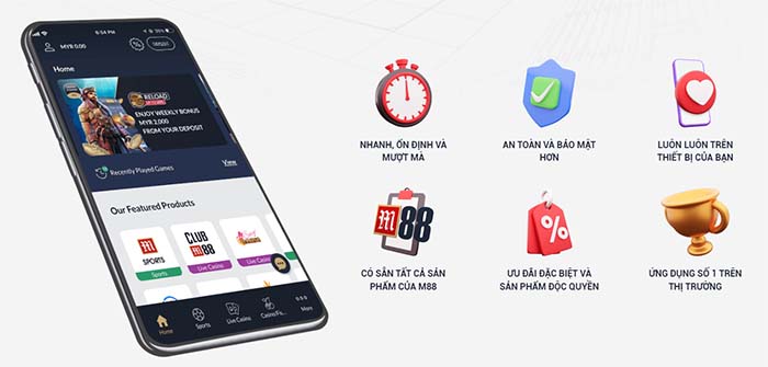 M88 Mobile - Tải ứng dụng M88 cho điện thoại android & IOS