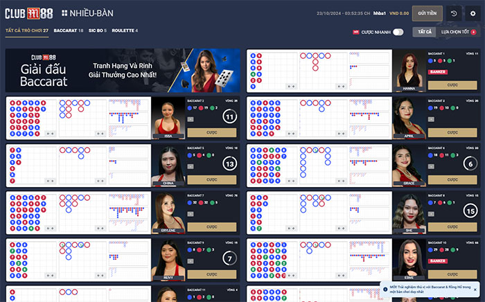 Club M88 - Nền tảng game trực tiếp nổi bật của M88 - 88betwin