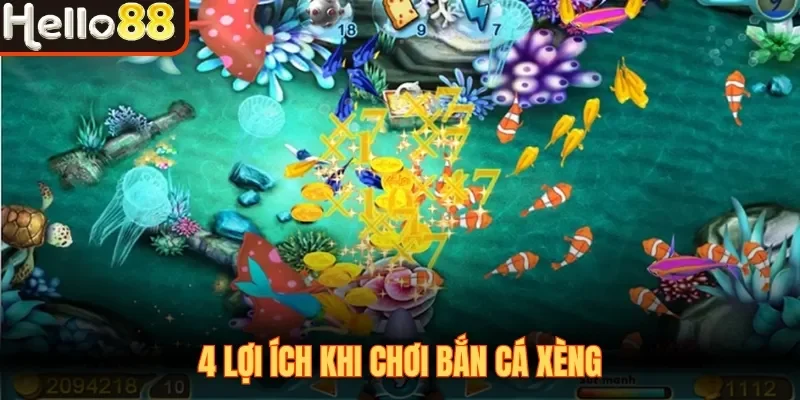 Bắn Cá Xèng - Vi Vu Thủy Cung Kỳ Ảo, Săn Jackpot Tiền Tỷ