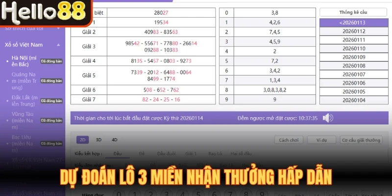 Xổ Số Hello88 - Đa Dạng Loại Hình, Soi Cầu Siêu Chuẩn