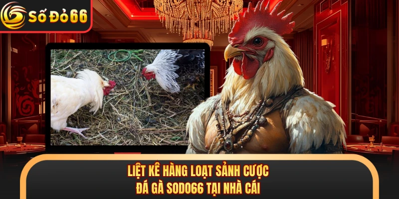 Đá Gà SODO66 - Đấu Trường Sản Sinh Ra Hàng Loạt Triệu Phú